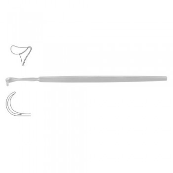 Cushing Retractor / Saddle Hook Stainless Steel, 24 cm - 9 1/2" Blade Size 12 mm